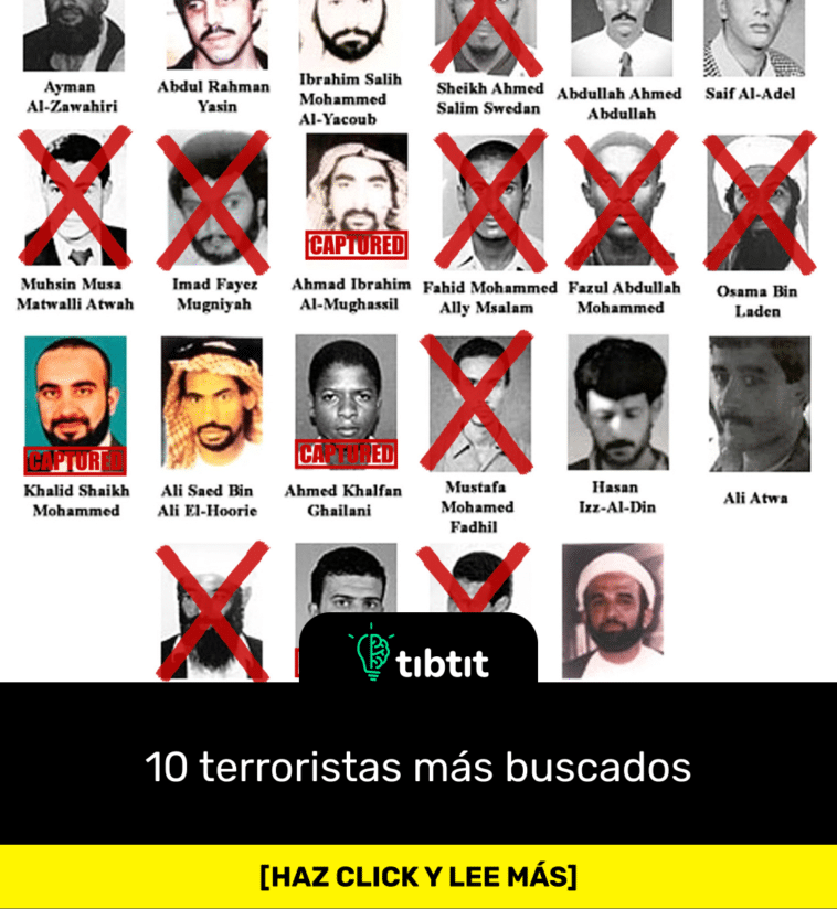 10 terroristas más buscados