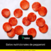 Datos nutricionales de pepperoni
