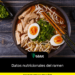 Datos nutricionales del ramen