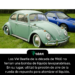Los VW Beetle de la década de 1960 no tenían una bomba de líquido lavaparabrisas. En su lugar, utilizó la presión de aire de la rueda de repuesto para atomizar el líquido.