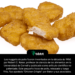 Los nuggets de pollo fueron inventados en la década de 1950 por Robert C. Baker, profesor de ciencia de los alimentos en la Universidad de Cornell y publicado como artículo científico no patentado. Este pequeño trozo de pollo, rebozado y luego frito, fue apodado "Chicken Crispie" por Baker y sus asociados.