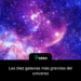 Las diez galaxias más grandes del universo