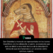 San Cristóbal a menudo se representaba en los íconos bizantinos con la cabeza de un perro, se especula que esto se debió a una mala lectura de la descripción latina de que era Cananeus o un cananeo como caninus, o perro.