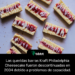 Las queridas barras Kraft Philadelphia Cheesecake fueron descontinuadas en 2004 debido a problemas de capacidad.